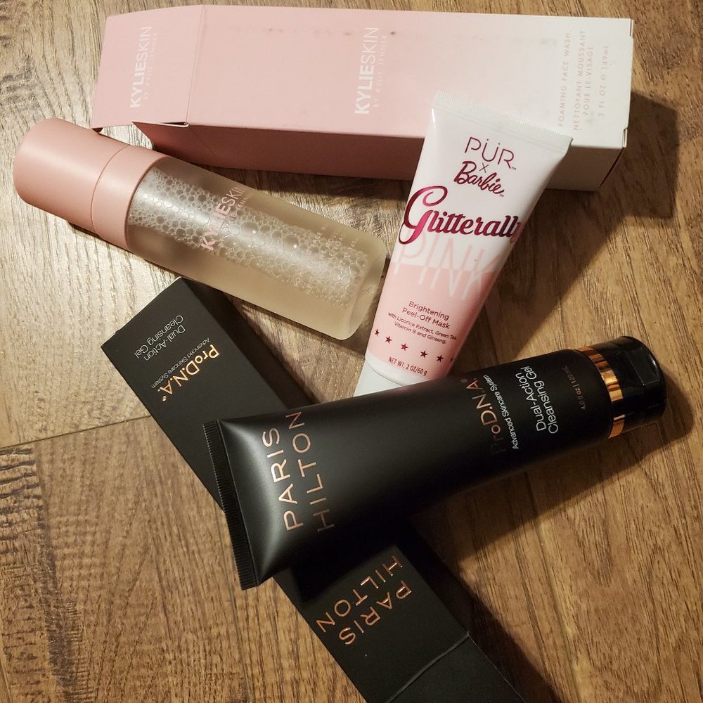 Kylie Skin, PUR and Paris Hilton Skin Care Trio